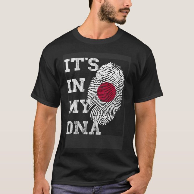 Camiseta Es En Mi ADN Genética Japonesa Raíces Japonesas (Anverso)