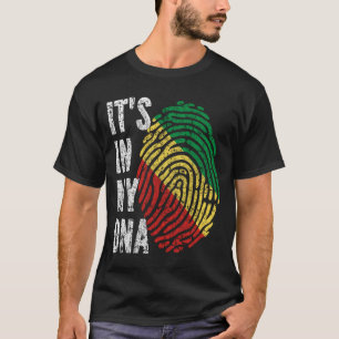 Camiseta ES EN MI ADN La bandera de la República del Congo