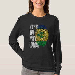 Camiseta Es En Mi Adn, Las Raíces De La Bandera De San Vice