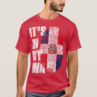 Camiseta ES EN MI ADN República Dominicana Bandera Niño Chi