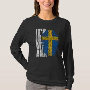 Camiseta Es en mi ADN Suecia gráfico para hombres mujeres s