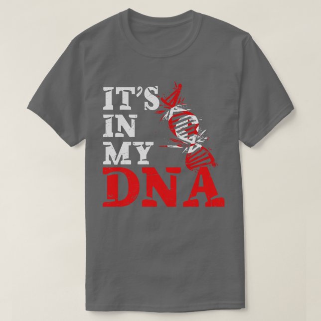 Camiseta Es en mi ADN Túnez (Diseño del anverso)