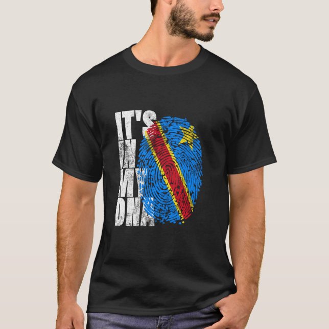 Camiseta Es en mi Congo Africano Afro Tee Drc Dr. Cong (Anverso)