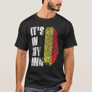 Camiseta Es En Mi Dna Bandera Bélgica Belga