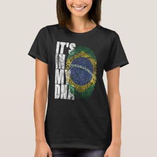 Camiseta Es En Mi Dna Fútbol Brasil Bjj Brasil
