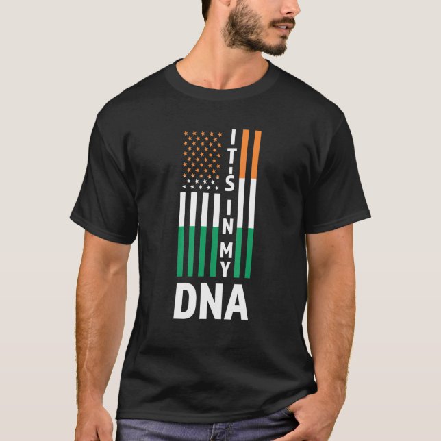 Camiseta Es en mi Dna Irlanda Irlanda irlandés (Anverso)