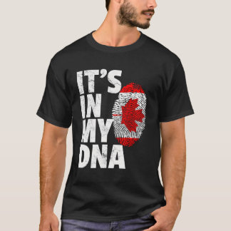 Camiseta Es En Mi Dna Un Gracioso Regalo Canadiense De Band
