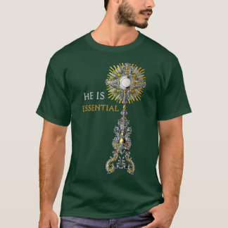 Camiseta Es esencial Monstración Católica Santa Masa Prem