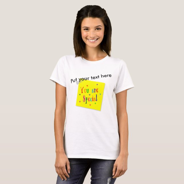 Camiseta Es especial (Anverso completo)