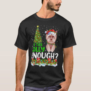 Camiseta ¿Es este alegre árbol de Navidad Yorkie Dog?