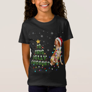 Camiseta ¿Es este alegre Santa Bracco Italiano Light C?