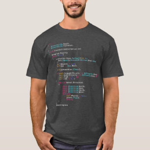 Camiseta Es Este El Color De La Programación De Codificaci