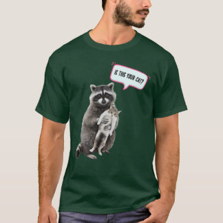 Camiseta ¿Es este tu gato meme de gato meme de mapache chic