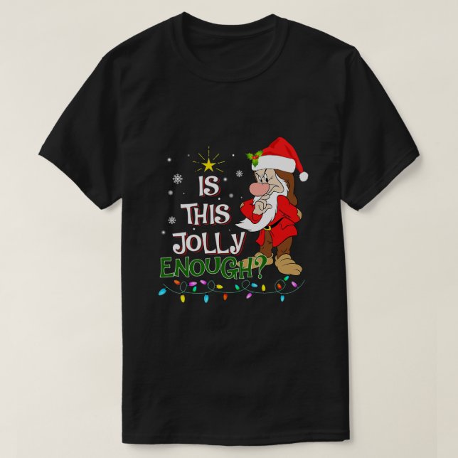 Camiseta ¿Es Esto Lo Suficientemente Alegre Noel Grumpy Elf (Diseño del anverso)