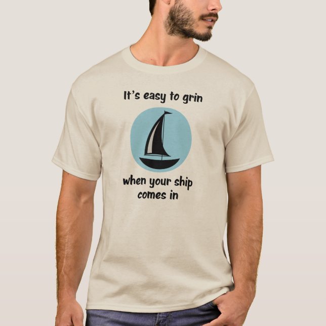 Camiseta Es fácil hacer muecas… cuando viene su nave (Anverso)