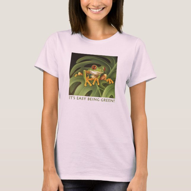 Camiseta ¡Es fácil ser verde! (Anverso)