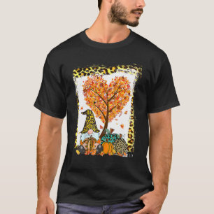 Camiseta Es Fall Y'all Cute Gnomes Pumpkin Autumn Tree Fa