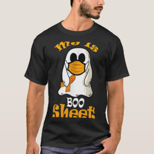 Camiseta ¿Es Fantasma De Hoja De Boo En Máscara Esclerosis 