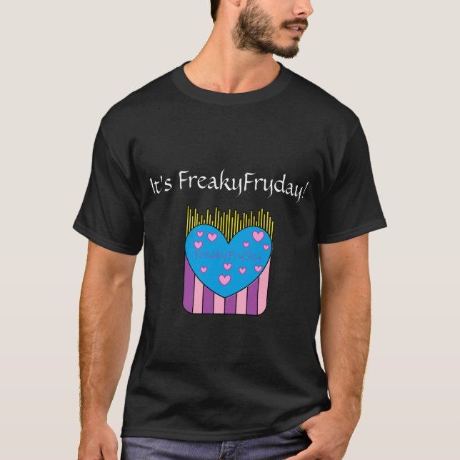 Camiseta Es FreakyFryday Black (Anverso)