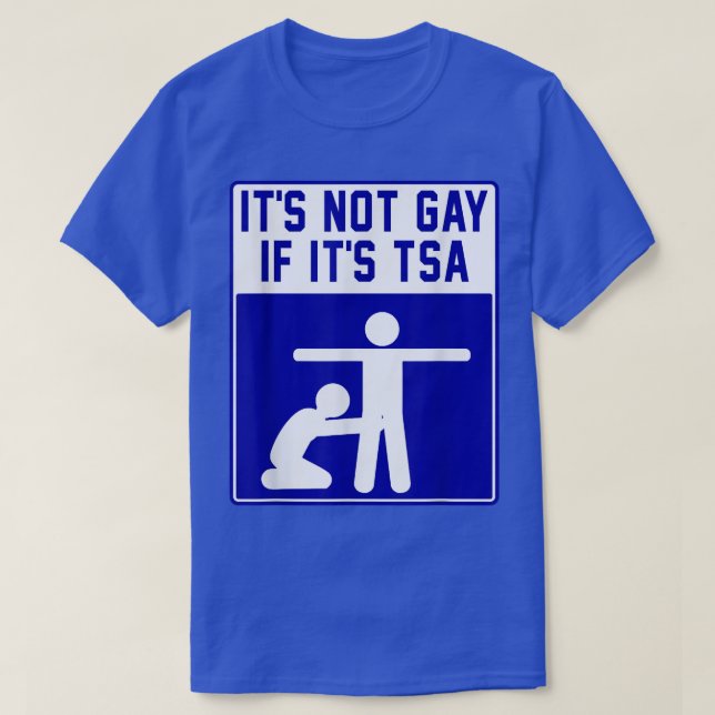 Camiseta Es Gay de Noy si es ropa de TSA  (Diseño del anverso)