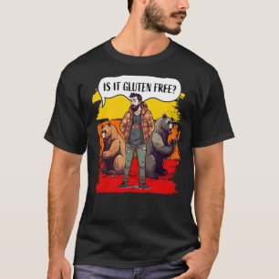 Camiseta Es Gluten Free Shirny Bear Gluten Intolera