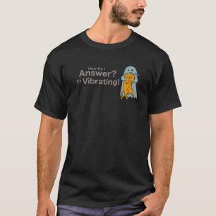 Camiseta Es Gracioso Cómo Respondo? Es vibrante Ghost Purr