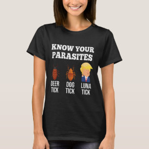 Camiseta Es gracioso conocer tus parásitos anti Trump Tick