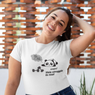 Camiseta es gracioso decir que la lucha es real