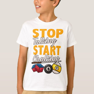 Camiseta Es Gracioso Dejar De Hablar Y Empezar A Hacer Chal