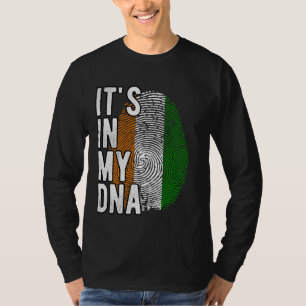 Camiseta Es gracioso en mi ADN Bandera de Costa de Marfil F