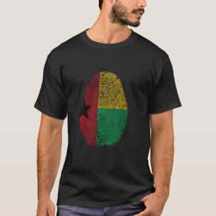 Camiseta Es gracioso en mi ADN Bandera de Guinea Bissau Pri