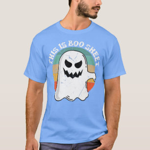 Camiseta Es Gracioso Esta Es La Hoja De Boo Ghost Vintage H