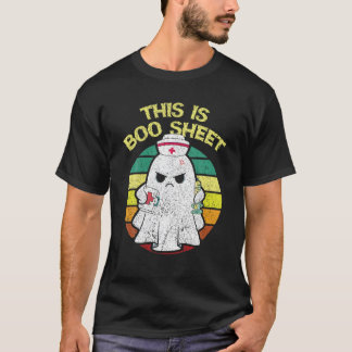 Camiseta Es Gracioso Esta Es La Hoja De Boo RN LPN ICU ER N