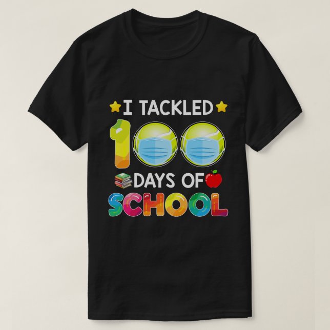 Camiseta Es Gracioso Hablar De Los 100 Días De La Escuela D (Diseño del anverso)