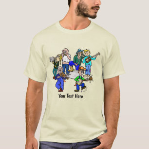 Camiseta ¡Es Gracioso Hillbilly Jug Band T-Shirt Personaliz
