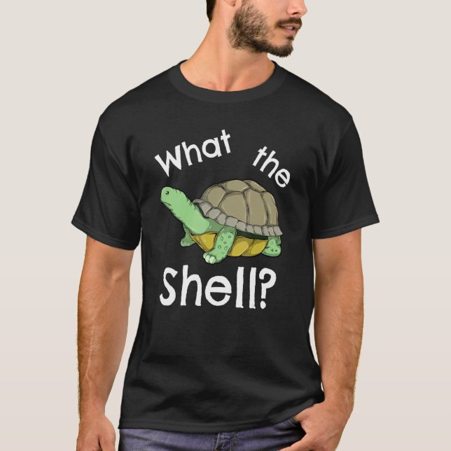 Camiseta Es gracioso lo que tortuga de Chiste de Shell Pun  (Anverso)