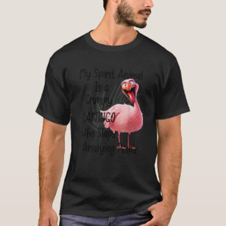 Camiseta Es Gracioso Mi Animal Espiritual Es Un Flamingo Gr