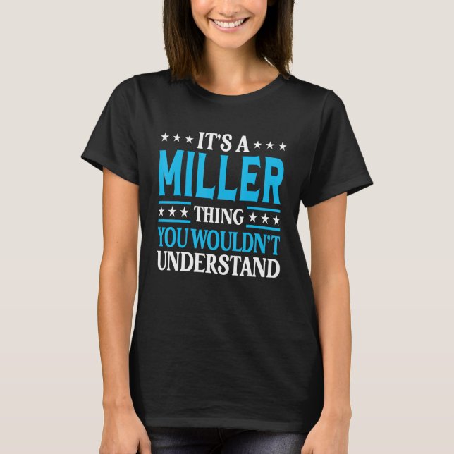 Camiseta Es gracioso Miller (Anverso)