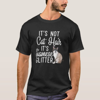 Camiseta Es gracioso no ser el pelo de gato. Es el Purpurin
