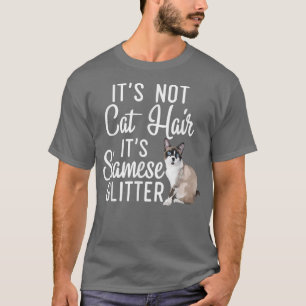 Camiseta Es gracioso no ser el pelo de gato, es el Purpurin