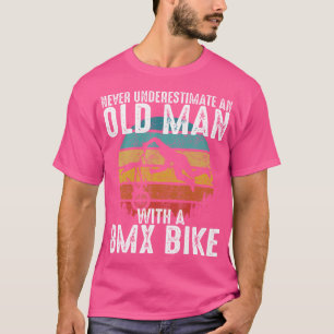 Camiseta Es Gracioso Nunca Subestimar A Un Viejo Con Un Bmx