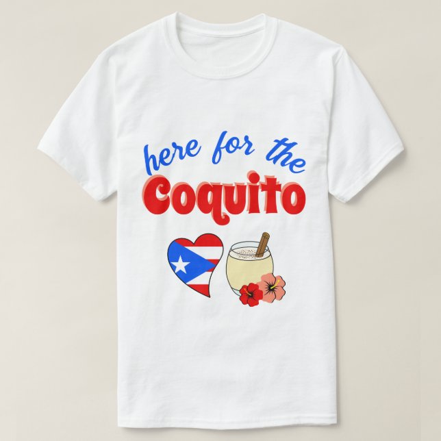 Camiseta Es gracioso para los Navidades de Coquito Puerto R (Diseño del anverso)