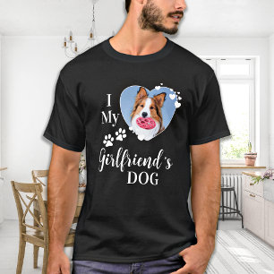 Camiseta Es gracioso que ame a mi novia Perro amante foto M
