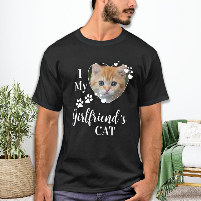 Camiseta Es gracioso que amo la foto de un Mascota gatito d (Subido por el creador)