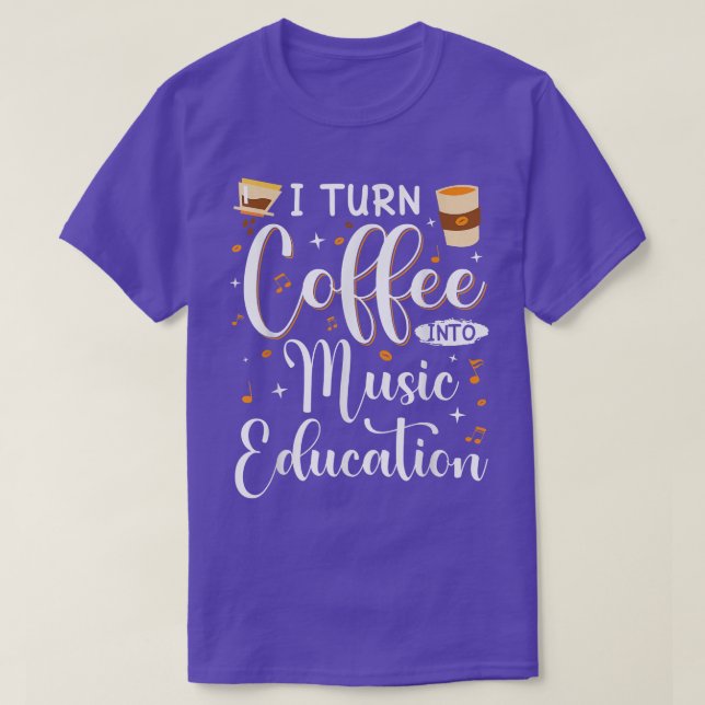 Camiseta Es Gracioso Que Convierta El Café En Un Profesor D (Diseño del anverso)
