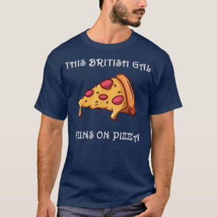 Camiseta Es gracioso que esta chica británica corra con cam