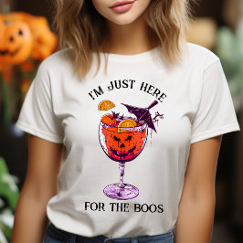 Camiseta Es gracioso que esté aquí por el disfraz de Boos H