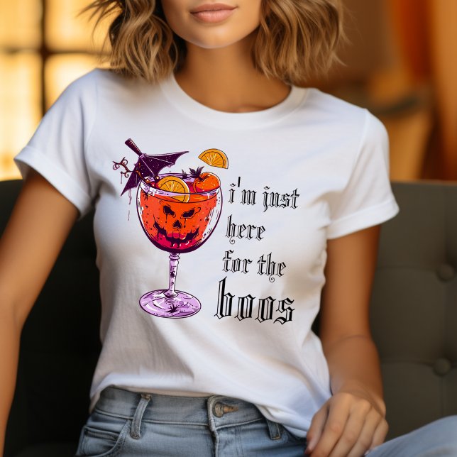 Camiseta Es gracioso que esté aquí por el disfraz de Boos H (Subido por el creador)