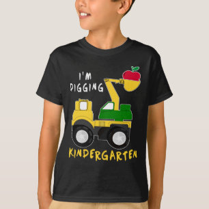 Camiseta Es gracioso que esté cavando el jardín de infancia