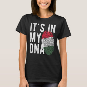 Camiseta Es gracioso que esté en mi ADN Hungría bandera Hue
